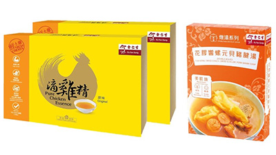 余仁生原味滴雞精(10包裝)2盒及花膠響螺元貝豬腱湯1盒